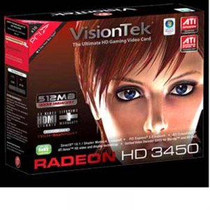 Visiontek 900302 Radeon 3450 512mb Ddr2 Pci