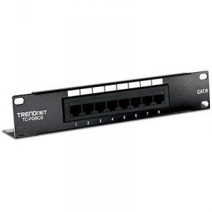 Trendnet TC-P08C6 8 Port Cat 6 Utp Patch Panel