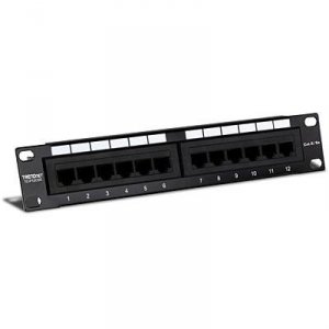 Trendnet TC-P12C5E 12-port Cat. 5e Patch Panel (10 Wide)