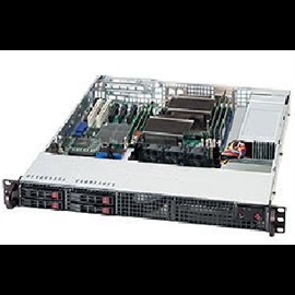 Supermicro CSE-111LT-330CB System Cabinet - Rack-mountable - Power Ono