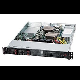 Supermicro CSE-111LT-330UB Case Cse 111lt 330ub 1u 330w 4x25in Sas Sat