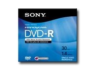 Sony DMR30R1H 1 Pack Dvd R 14gb 8cm