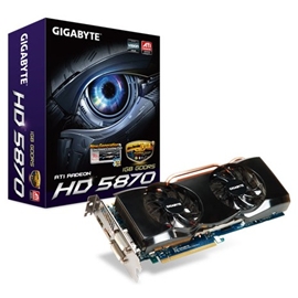 Gigabyte GV-R587OC-1GD Videocard Radeon Hd5870 Pcie21 1gb Ddr5 256b 87