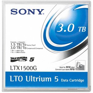 Sony 20LTX1500G Lto, Ultrium-5, 1.5tb3.0tb Library Pack, 20pk, No Case