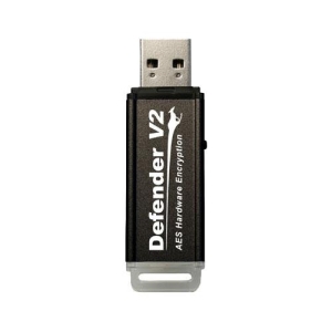 Kanguru KDV2-128G 128gb Defenseender V2 256bit Encrypted Flash Drive W