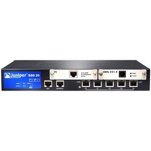 Juniper SSG-20-SH-ADSL2-A Ssg 20 2xmini Pim 256mb Ram Bundle With 1xad