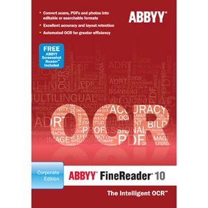 Abbyy FRCEFW10XB3S Finereader10 Corp Edition 3 Concurrent License Pack