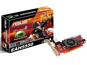 Asus EAH5550/DI/1GD3(LP) Radeon Hd5550 800mhz 1g Ddr3 128 Bit