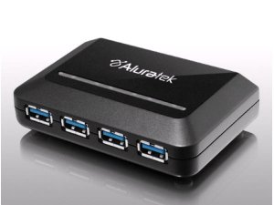 Aluratek AUH0304F 4-port Usb 3.0 Superspeed Hub With Cable