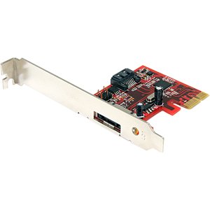 Startech PEXSAT31E1 Esata Sata Revision 30 Pcie Sata Controller Card