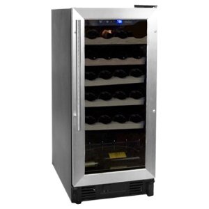 Haier HVCE15BBH/B 26 Bottle Wine Cellar Stainless Steel