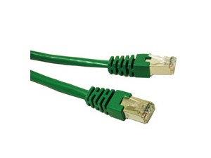 C2g 27259 10ft Cat5e Molded Stp Cbl-grn