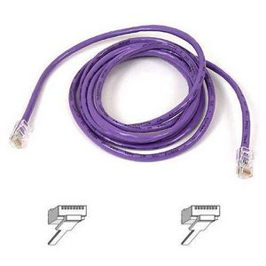 Belkin A3L791-07-PUR Patch Cable - Rj-45 (m) - Rj-45 (m) - 7 Ft - ( Ca