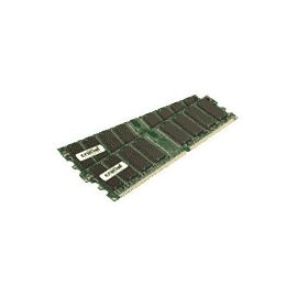 Crucial CT2KIT12872Y335 2gb Kit 1gbx2184 Pin Dimm Ddr 333 Ecc Reg 128m