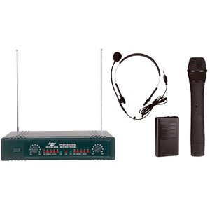 Pyle RA12628 Pro 2-channel Vhf Wireless Microphone System Pylwm2700