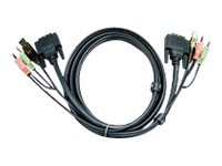 Aten 2L7D02UD Usb Dvi-d Dual Link Kvm Cable (6ft)