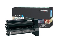 Lexmark C7700CS Cyan Print Cart  C770 C772 Return Program