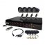 Kworld KG-CA104-H02 4ch H264 Dvr W 4 Cam Combo Kit 4ch H264 Dvr4 Ccd C