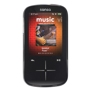 Sandisk SDMX20R-008GK-A57 8gb Sansa Fuze Mp3 Player 24in Lcd Qvga Blac