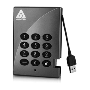 Apricorn A25-PL256-V640 640gb Padlock Secure 256bit Aes Hw Encrypted P