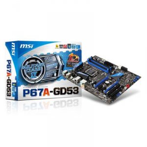 Msi P67A-GD53 Atx Intel P67 Socket 1155