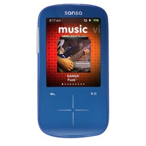 Sandisk SDMX20R-008GB-A57 8gb Sansa Fuze Mp3 Player 24in Lcd Qvga Blue