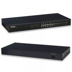 Intellinet 520416 24 Port 10100 Rackmount Switch