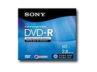 Sony DMR60DSR1H 8cm Dvd R Ds Sgl Pack With Hang Tab