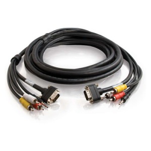 C2g 40183 50ft Cmg Hd15 3 Rca 35mm M M Cable