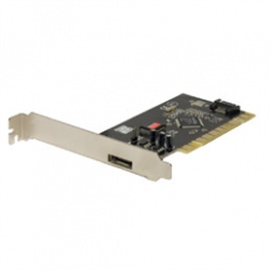 Syba SD-SATA-1E1I Controller Card Sd Sata 1e1i 4port Pcie Serial Db9 2