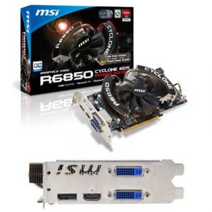 Msi R6850CyclonePE Radeon Hd6850 1g Pcie Gddr5