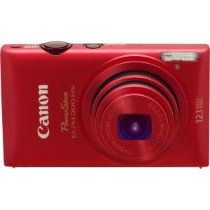 Canon 5097B001 Elph 300 Hs Red 121mp 5x Opt Zoom 27in Lcd 1080p Hard D