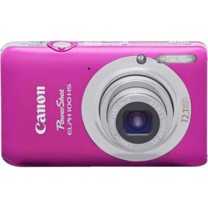 Canon 4926B001 Elph 100 Hs Pink 121mp 4x Opt Zoom 3in Lcd 1080p Hard D