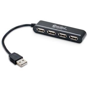 Syba CL-U2MNHUB-4B Usb 2.0, 4-port Mini Hub, Black Color, O