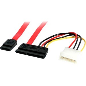 Startech SATA6POW 6in Sata Data  Molex Power Combo Cable