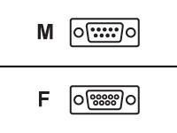 Apc 940-0024 Serial Cable - 9 Pin D-sub (db-9) - Male - 9 Pin D-sub (d
