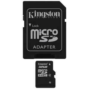 Kingston SDC4/32GB 32gb Microsdhc Class 4 Flash Card