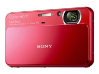 Sony DSCT110/R Digtlcam 16mpix 4x 30 Tchscreen 720p Red