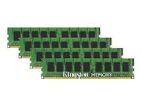 Kingston KVR1333D3E9SK4/16G 16gb 1333mhz Ddr3 Ecc Cl9 Dimm Kit Of 4 W 