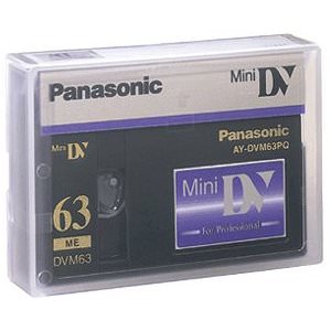 Panasonic AYDVM63PQ Video, Dv Mini Digital, Professional, 63 Min Casse