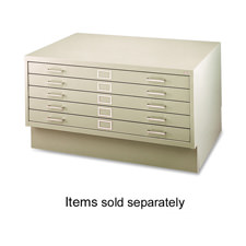 Safco 4994TSR 5 Drawer Flat File 40 1 2