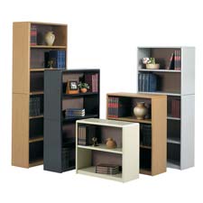 Safco 7172GR 4 Shelf Bookcase 31 3 4