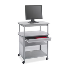 Safco 8942BL Impromptu Av Cart 36 1 2