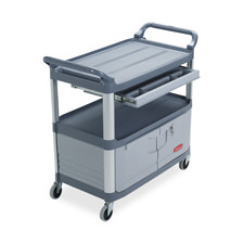 Rubbermaid 409400 Instrument Cart W Full Size Drawer 40 3 5