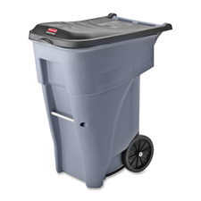 Rubbermaid 9W2100GY Roll Out Container 12