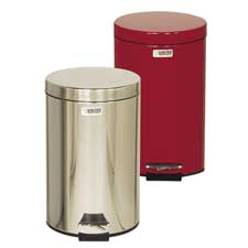 Rubbermaid MST35SSPL Medi Can Steel Step Can 3 1 2 Gallon 10