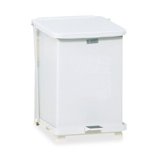 Rubbermaid ST7EWHPL Step On Can 7gal 12