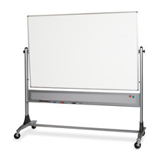 Balt 62333 Laminate Board Reversible 4'x6' White Board Steel Frame