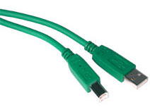 C2g 35667 2m Usb 2.0 Ab Cable Green