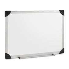 Lorell 55654 Dry Erase Board 8'x4' Aluminum White